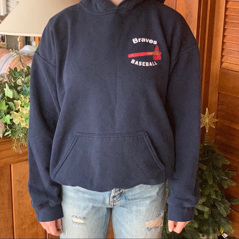 Vintage Braves Baseball Hoodie